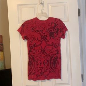 Cruel Girl pink vintage t